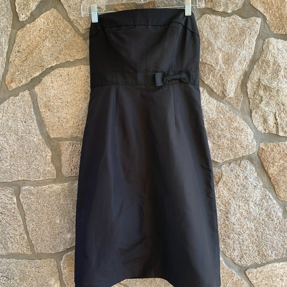J. Crew Black Silk Taffeta Cocktail Dress - Picture 6 of 10